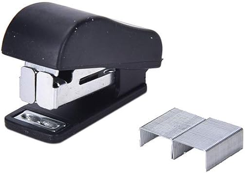 Amazon Co Jp ホッチキスプラスチックミニホッチキスセットかわいいホチキスペーパーオフィスアクセサリーミニcorcheteraバインダー固定50ピースステープル スポーツ アウトドア