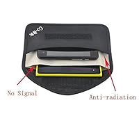 Cell Phone Anti-Tracking Anti-Spying GPS RFID Signal Blocker Pouch Case Bag Handset Function Bag (Black)