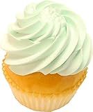 Green Artificial Fake Cupcake 3 Pack