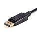 Eriotpy Gold Plated DP DisplayPort to HDMI HDTV Cable 6 Feet (Black)