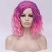 Beauwig Short Bob Natural Pastel Wavy Wig Women's 14