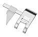 PannySewCraft Adjustable Guide Sewing Machine Presser Foot. Fits for Low Shank Domestic Sewing Machine. Snapping On Brother, Babylock, Singer, Janome, Juki, New Home.