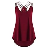 Gillberry Women Summer Lace Vest Top Short Sleeve