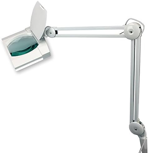USA Magnify 80 LED Magnifier Lamp - 7.5 Inch Lens Professional Lab Quality