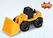 CAT Mini Machine Caterpillar Construction Toy Truck Mini Machine Set of 4, Dump Truck, Bulldozer, Wheel Loader and Excavator Free-Wheeling Vehicle Sand Box Toy Children Cake Toppers Party Favors