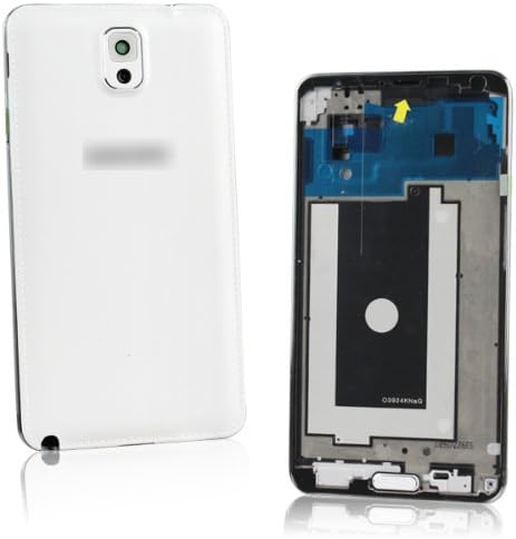 Genuine OEM Full Housing Cover Case Replacement Part for Samsung Galaxy Note 3 N9005 (White)