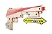 Bandit Guns Pump-Action Sheriff Shotgun Rubber Band Gun Craft Kit, Wood Finish