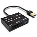 XQD/SD Card Reader Adapter, USB 3.0 Dual Slot Flash Memory Card Reader Connector High Speed 5Gbps Write SD(HC/XC), Sony G Series, Lexar USB Mark Card, Compatible with Windows/Mac OS System