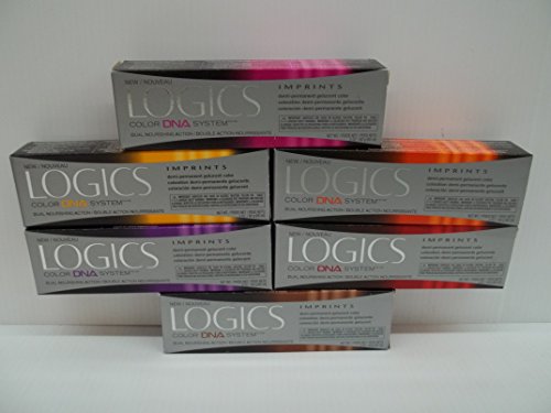 Matrix Logics Color DNA System Dual Nourishing Action Imprints Demi-Permanent Gelucent Color 4R Full/Sature Light Brown Red