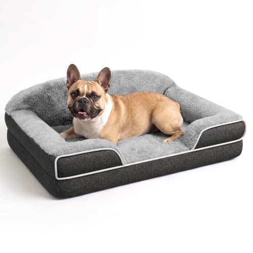 Orthopedic Dog Bed for Large Dogs, 35"x25", Washable Pet Couch Bed