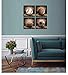 Rustic Soccer Football Baseball Basketball on Vintage Wood Grain Floor Fine Art Prints Sports Decor Soccer Nursery for Kids Boy Room Decoration,Framed (Vintage, 12x12inchx4pcs (30x30cmx4pcs))