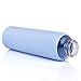 MIU COLOR Glass Water Bottles, for Beverage, Drinking, Borosilicate Glass Juice Bottle, Milk Container, to Go Sports, 16 oz, BPA Free…