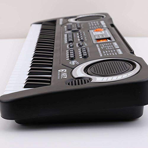 Mini Electronic Piano, FuriGer Digital Music Piano Keyboards 61 Key, Portable Multi-Function Electronic Musical Instrument with Microphone for Kids/Children/Toys/Gifts, Teaching/Educate for Beginners