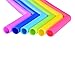 Outus Reusable Drinking Straws Silicone Straw Angled Drinking Straw with Cleaning Brush for Tumbler Straw Lid 30 Ounces/ 20 Ounces, 8 Pieces