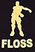 Floss Like a Boss All Over Gaming Black Gold Cotton Long Pajamas