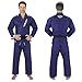 Elite Sports Bjj Gi for Men - Brazilian Jiu Jitsu Gi - Preshrunk sweat wicking Fabric - Machine washable - Free white Belt