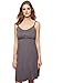 Motherhood Maternity Maternity Women's Lace Trim Nursing Fashion Nightgown, Iron gate Grey, Small