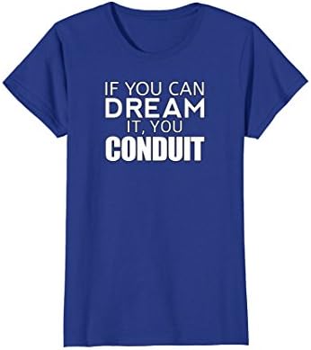Womens Funny Electrician Shirt Fun Gift for Electrical Techs Large Royal Blue