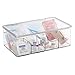 InterDesign Binz Tea Bag Organizer Box - Kitchen Cabinet Storage, Clear