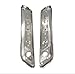 HTTMT SBLK01 Complete One Touch Saddlebag Hardware Kit with Chrome Latch Covers Reflectors Keys Lid Gaskets Compatible with Harley Touring FLT FLH 2014-2016