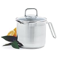 Norpro 650 8 Cup Multi Pot with Straining Lid, 1.9 Liter, Silver