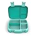 Bentgo Fresh (Aqua) – Leak-Proof & Versatile 4-Compartment Bento-Style Lunch Box – Ideal for Portion-Control and Balanced Eating On-The-Go – BPA-Free and Food-Safe Materials