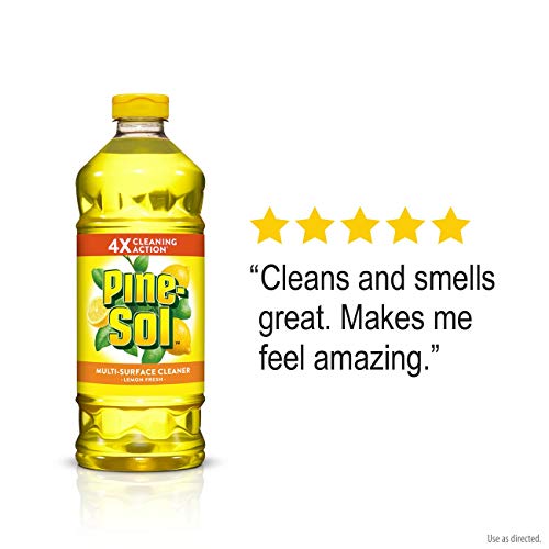 Pine-Sol Multi-Surface Cleaner, Lemon Fresh, 48 Ounce Bottle - Thumbnail 6