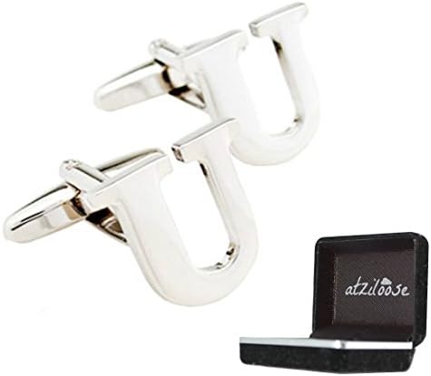 Initial Cufflinks A-Z + Gift Box Personalized Graduation Gifts for Dad