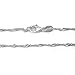 925 Sterling Silver 1.2 MM Singapore (Twisted Curb) Chain Necklace Italian Thin Strong Lobster Claw Clasp 16 - 30