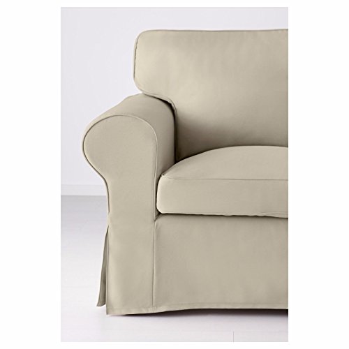 Ikea Ektorp 3 Seat Sofa Cover, Tygelsjo Beige (Slipcover Only) 602.545.