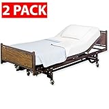 Careoutfit 2 Pack - Fitted Hospital Bed Sheets, Soft Knitted Jersey Knit Sheet, 36"x84"x16"