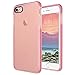 iPhone 8 Case, iPhone 7 Case, ULAK Clear Slim Fit Shock Absorption Flexible TPU Bumper + Scratch Resistant Protective Cases Cover for Apple iPhone 8 / 7 4.7 Inch, Pink