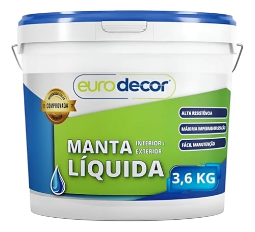 Manta Liquida Impermeável para Pisos e Paredes - 3,6Kg - Crômio