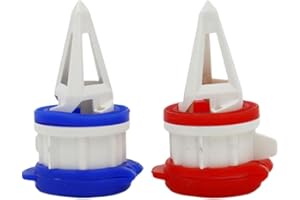 MAGICLULU 2pcs Milk Carton Spout Adapter with Lid, Easy-to-Use Beverage Dispenser for Milk Box, Abs Silicone Material, Detach