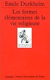 Les Formes élémentaires de la vie religieuse by