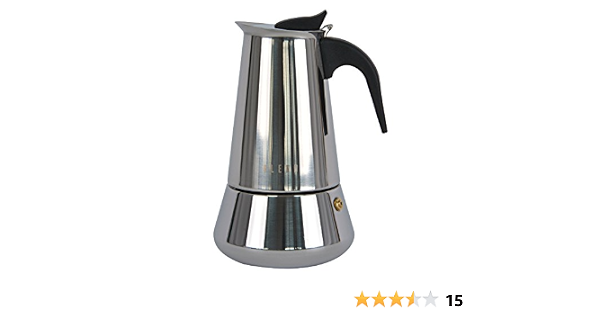 Ideal casa Cafetera 6 Tazas Acero Inoxidable con Fondo inducción. Blend :  Amazon.es: Hogar y cocina