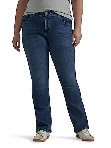 Lee Women’s Size Ultra Lux Comfort with Flex Motion Bootcut Jean, Star Rise, 16 Plus