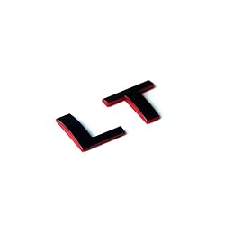 Yoaoo 2Pack OEM Black Lt Letter Nameplate Emblems