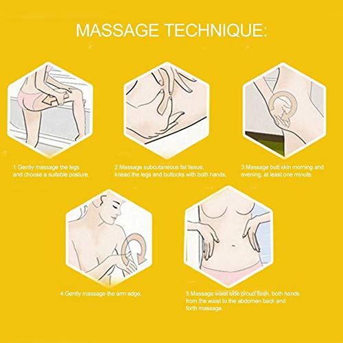 Cellulite Cream, 1000g Body Care Ginger Massage Cream Hot Cream for Tightening Skin Body Shaper