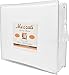 Mezzati Luxury Duvet Cover 3 piece Set – Soft and Comfortable 1800 Prestige Collection – Brushed Microfiber Bedding (White, Queen Size)