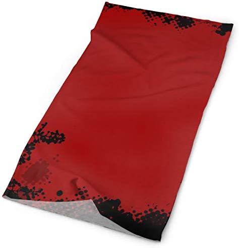 SVVOOD Dark Flower Painting Headwear Magic Scarf Balaclava UV Protection Bandana Headband Neck Gaiter Face Sun Mask for Fishing Hunting Yard Work Running Motorcycling