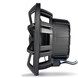 Kicker KM8 8-INCH (200mm) Marine Coaxial Speakerswith 1" tweeters,LED Charcoal and White Grilles,4-OHM