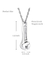 Joyería de cremación para cenizas de acero inoxidable martillo cremación colgante medallón recuerdo urna cenizas Memorial joyería cremación urna collar para humano hombre mujer