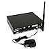 in-Ear Wireless Monitor and Receiver System- UHF Selectable Audio Frequency Kit, Adjustable TNC Antenna for Extended Range, and IEM Beltpack Transmitter with Selectable Audio Frequency- Pyle PDWMN49