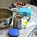 Yumbox Zuppa - Wide Mouth Thermal Food Jar 14 oz. (1.75 cups)- Triple Insulated Stainless Steel Food Container - Stays Hot 6 Hours or Cold for 12 Hours - Leak Proof (Neptune Blue)