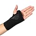 Yosoo Wrist Brace - Breathable Neoprene Night Sleep Splint Adjustable Brace for Carpal Tunnel,Tendonitis and Arthritis Pain, One Size, Left Hand, Black