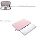 MOSISO Laptop Sleeve Compatible with 13-13.3 inch MacBook Pro, MacBook Air, Notebook Computer, Diamond Foam Neoprene Bag with Small Case, Rose Quartz