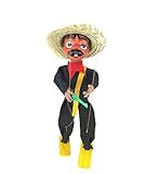 Leos Imports (TM Mexican String Puppet Marionette Bandido w/Gun