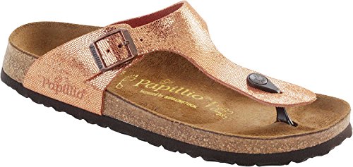 Papillio Women Gizeh Leather Sandals Shiny Copper 39 M EU