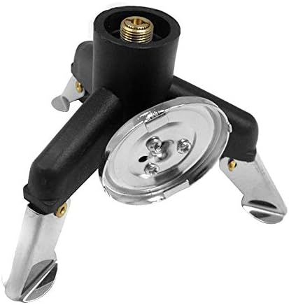 Wencaimd Outdoor Burner Triangular Conversion Head Gas Bottle Screwgate Stove Adaptor Stove Connector Camping Cooking Supplies